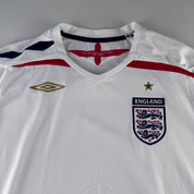England Umbro 2007-09 Home Playing Jersey XL