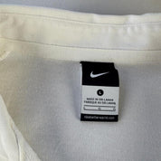 2009 Nike France Rugby Striped Rugby Polo Shirt L