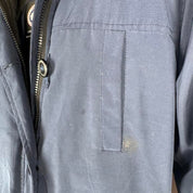 Canada Goose black Montebello jacket with logo patch and quilted design.