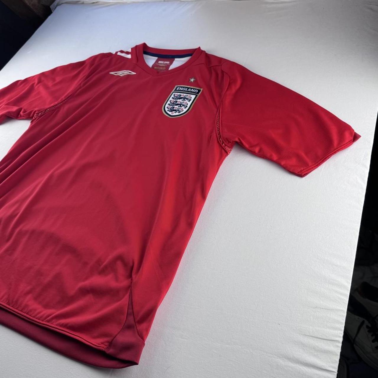 2007-09 Umbro England Away Jersey L