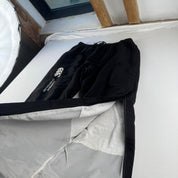 Black and White Uncuffed Canterbury Joggers M