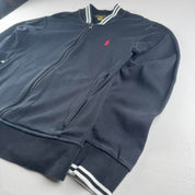 Polo Ralph Lauren Black Cotton Track Jacket M