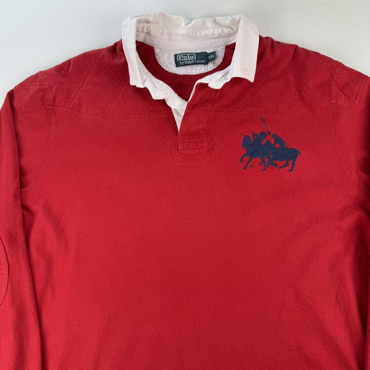Polo Ralph Lauren Large Embroidered Pony Rugby Shirt XXL