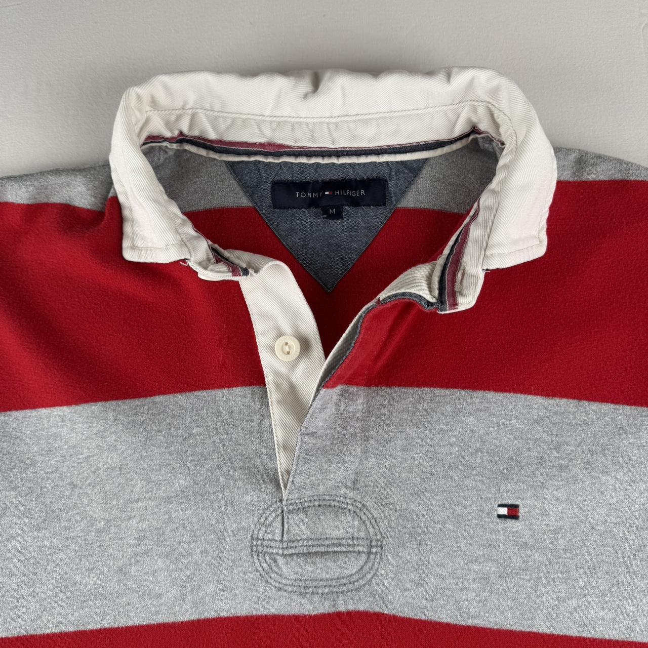 Tommy Hilfiger Striped Rugby Polo Shirt M