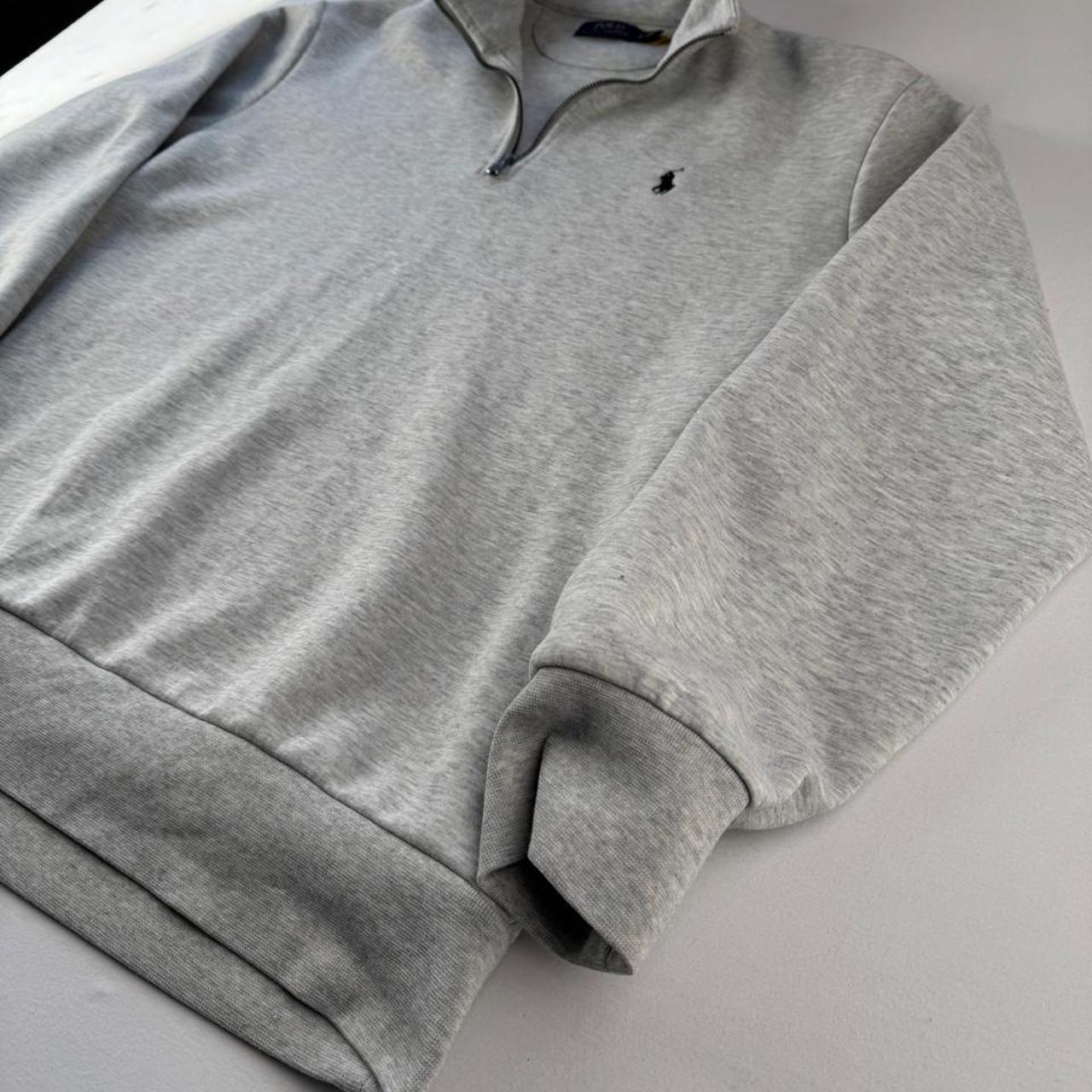 Polo Ralph Lauren Embroidered Pony Grey Quarter Zip Fleece XL