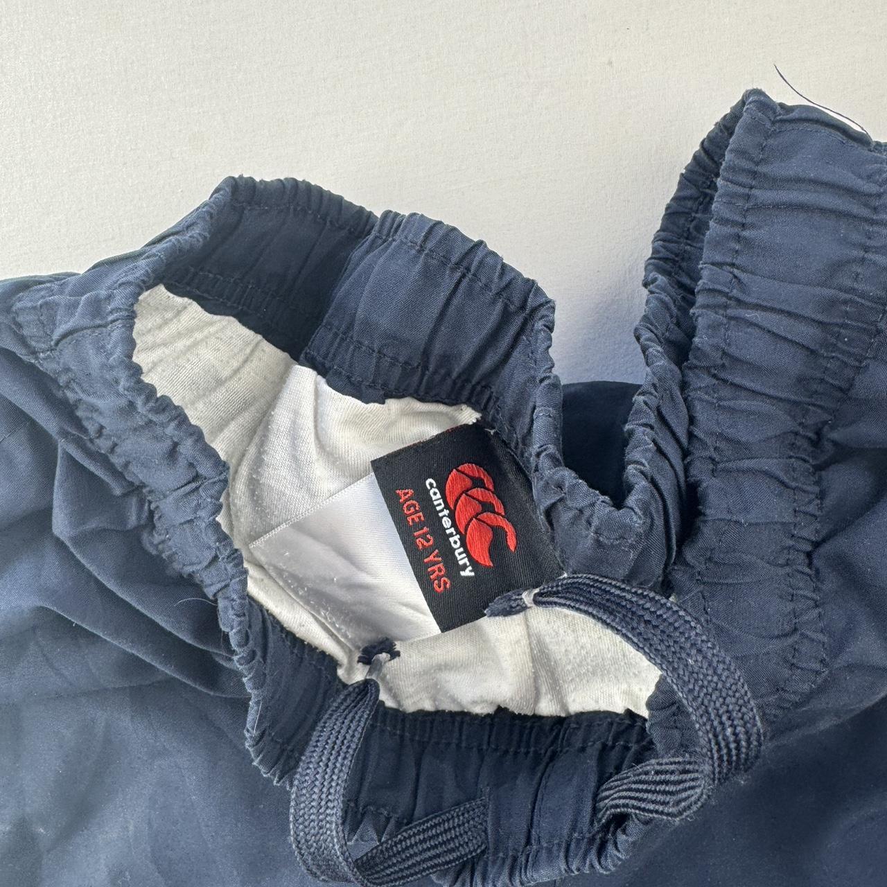 Canterbury Joggers Navy and White Aged 12