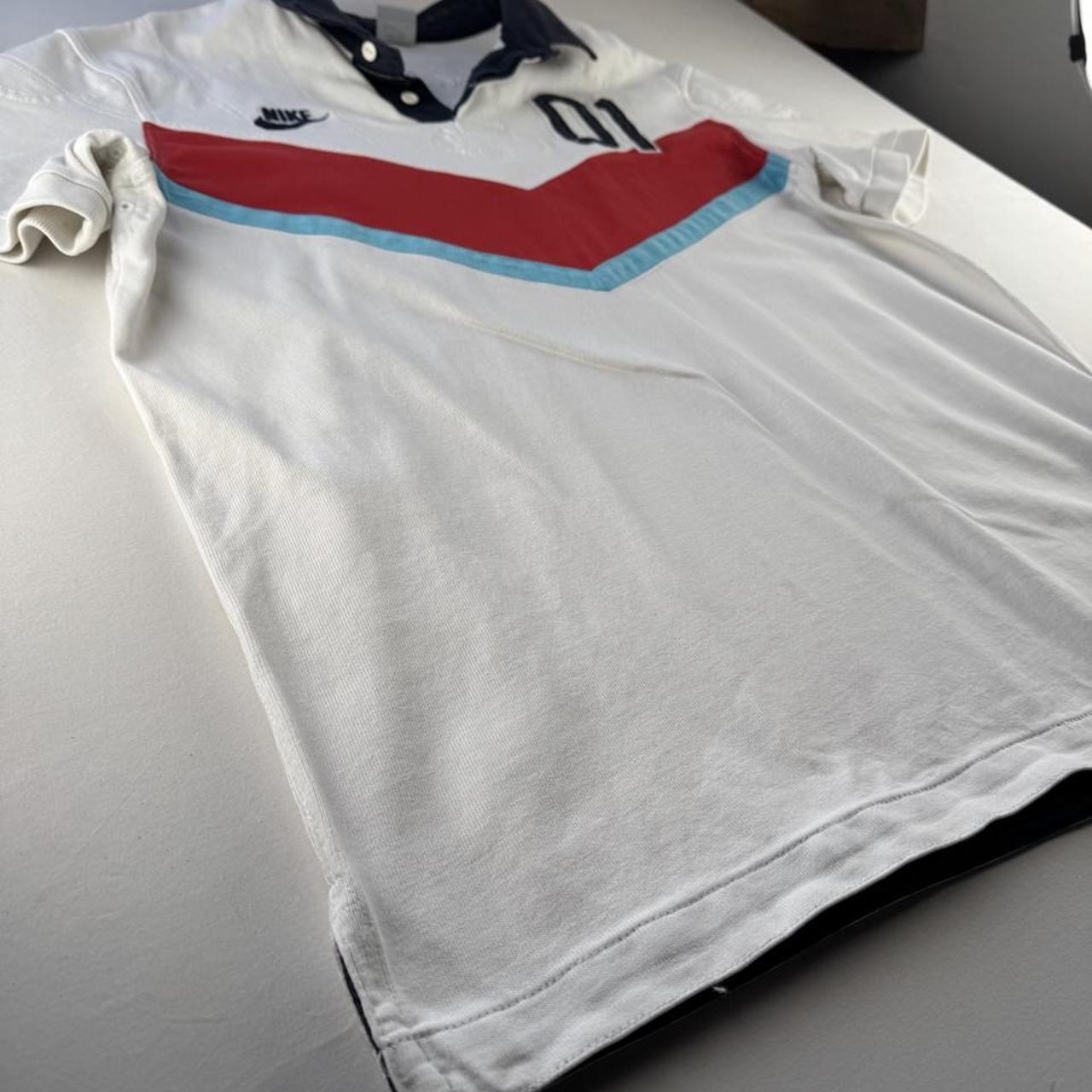 Thick 2010s Nike Embroidered Rugby Polo XXL