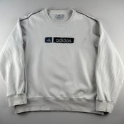 Adidas Early 2000s Embroidered Spellout Jumper S