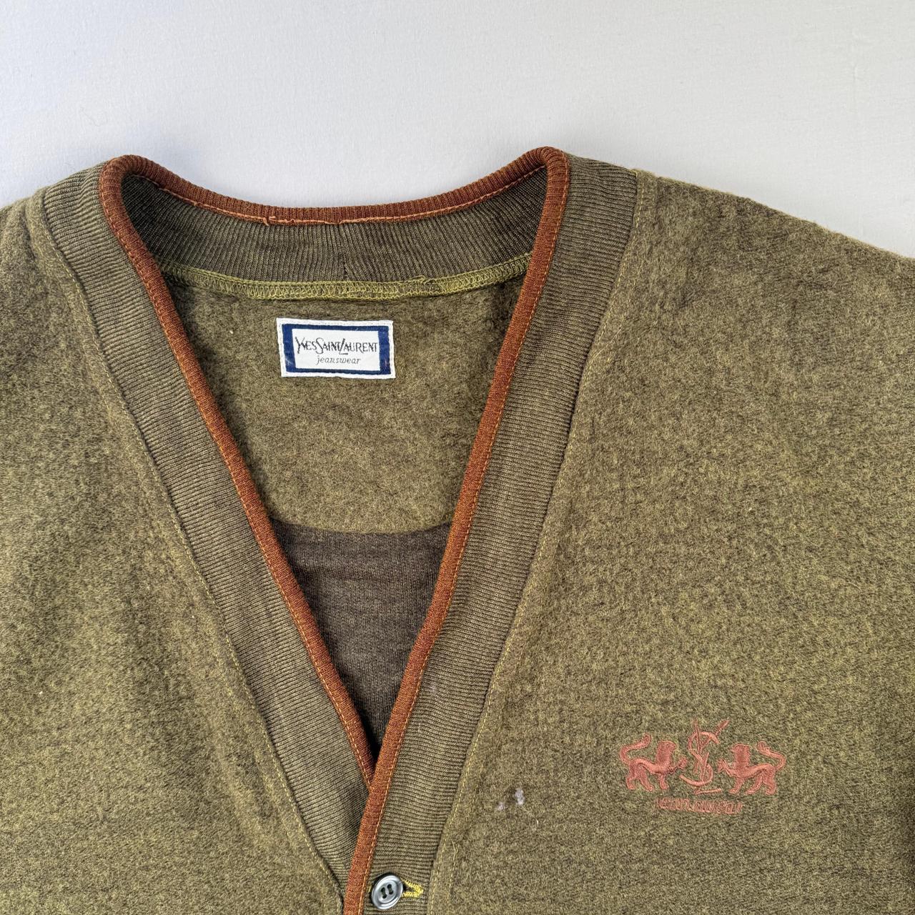 Yves Saint Laurent Jeanswear Sweater in Green Size S