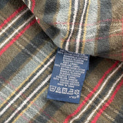 Rare Early 2000s Polo Ralph Lauren Plaid Green Lining Brown Corduroy Harrington Jacket XL