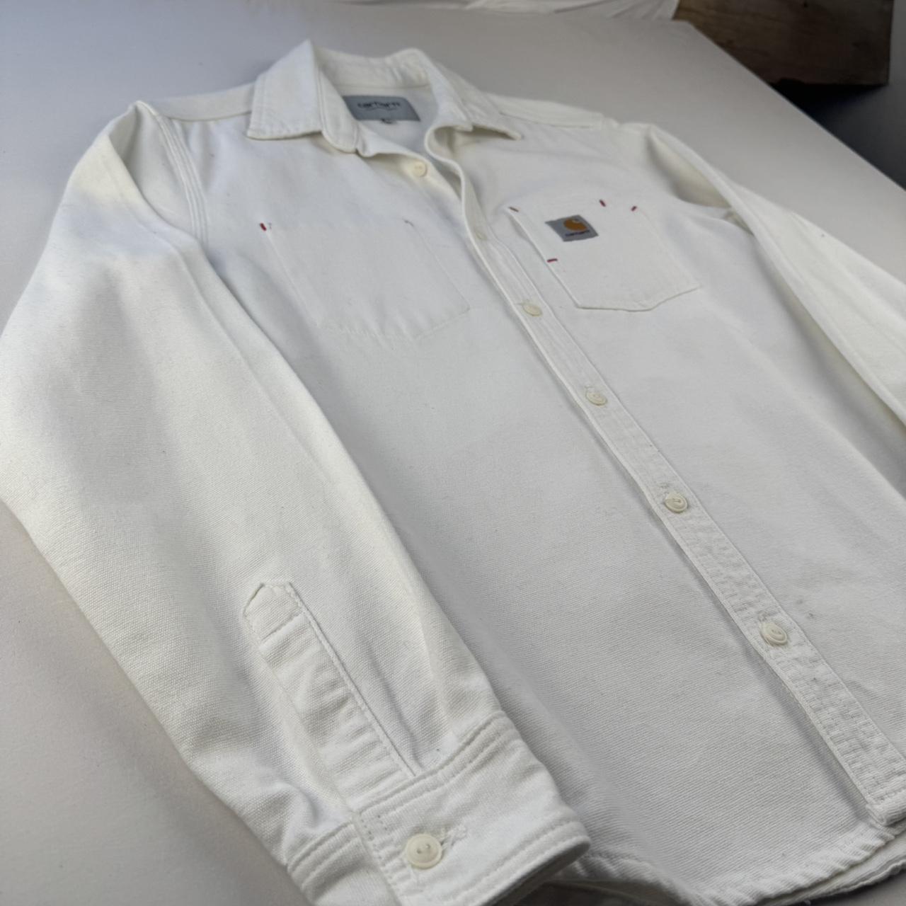 Carhartt WIP White Tony Button Down Shirt S