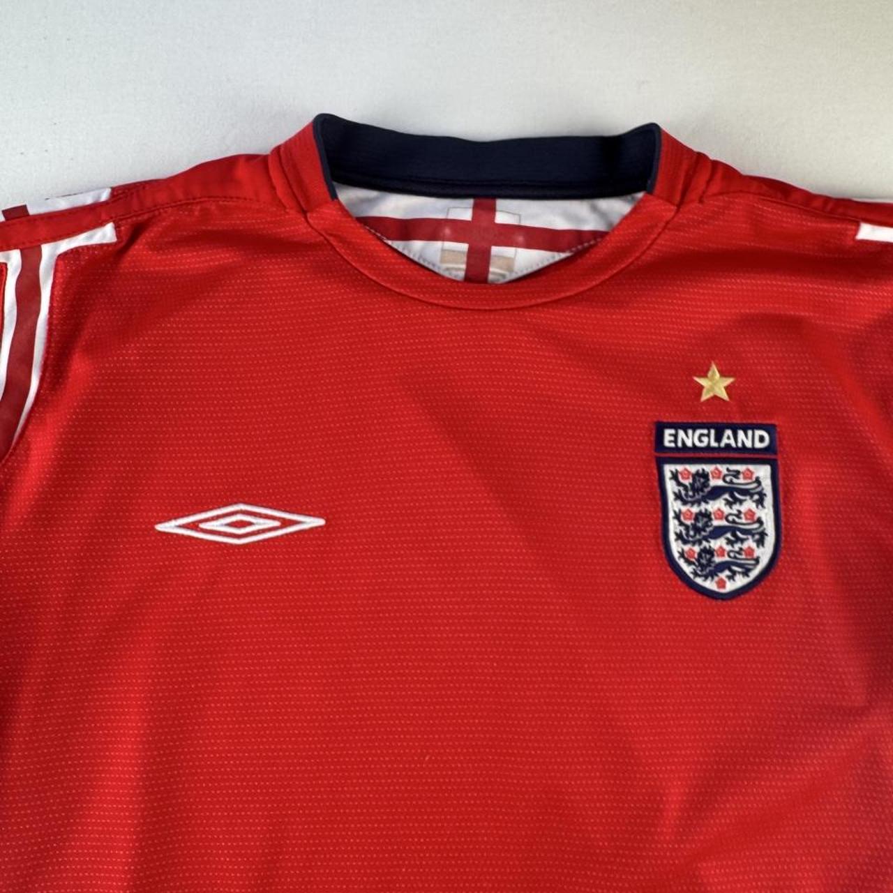 2004-06 England Umbro Away Home Shirt Size X Large