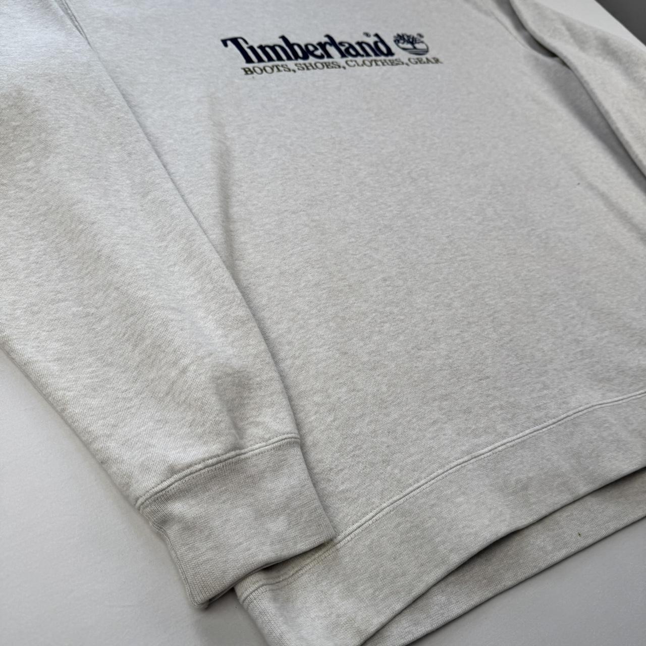 Early 2000s Timberland Embroidered Spellout Sweatshirt M