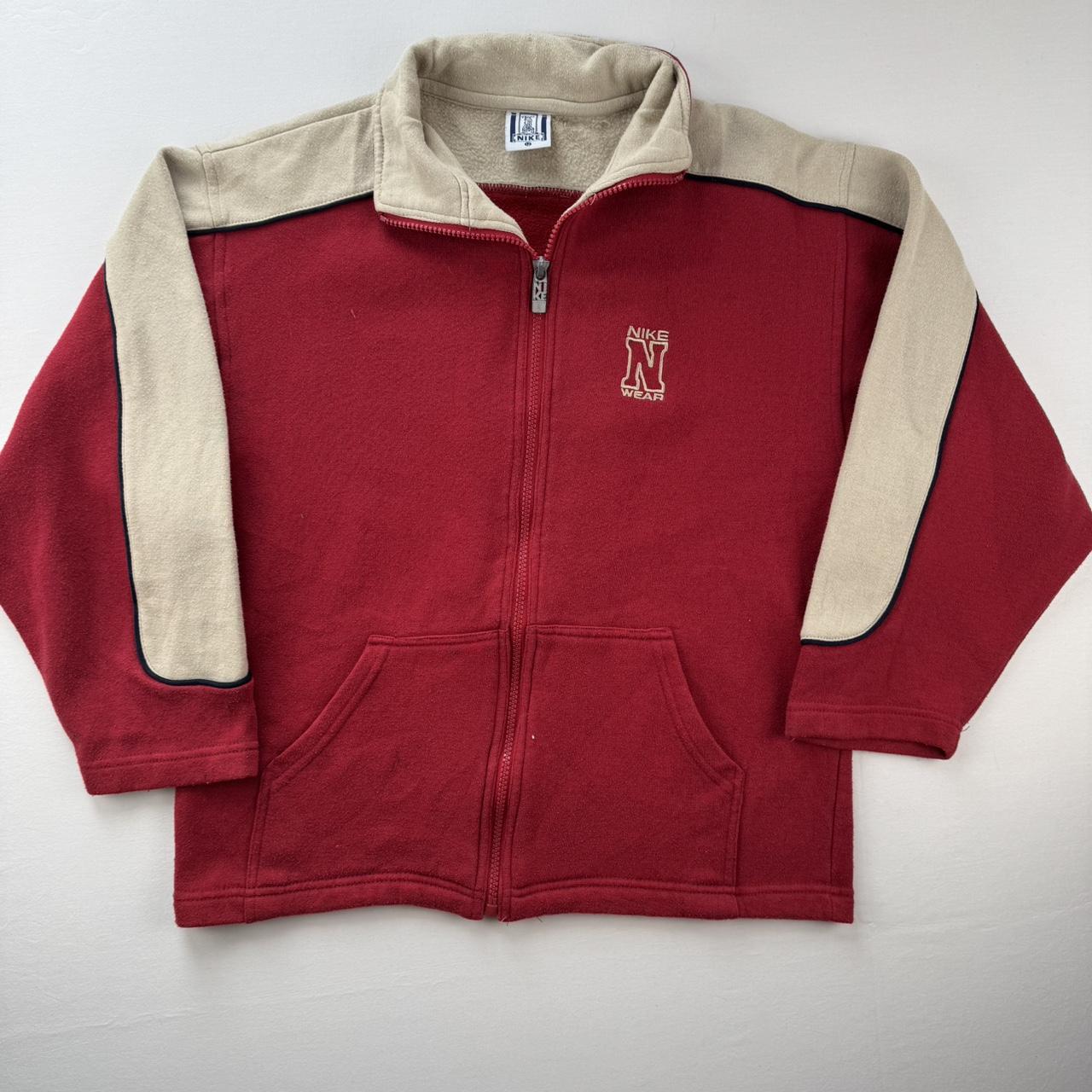 Womens 1990s Nike Embroidered Quarter Zip Fleece 8 Oversized