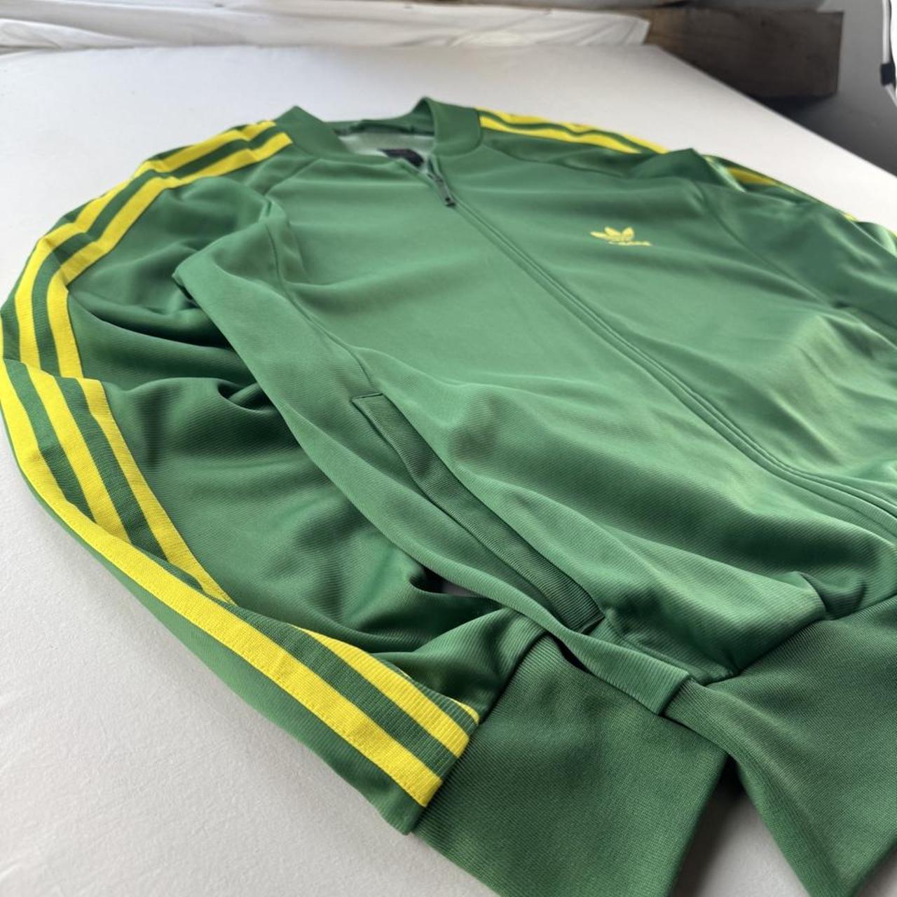 Early 2000s Adidas Brazil Colourway Track Jacket M