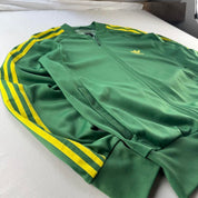 Early 2000s Adidas Brazil Colourway Track Jacket M