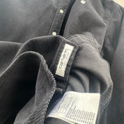Carhartt WIP Black Corduroy Button Down Shirt L