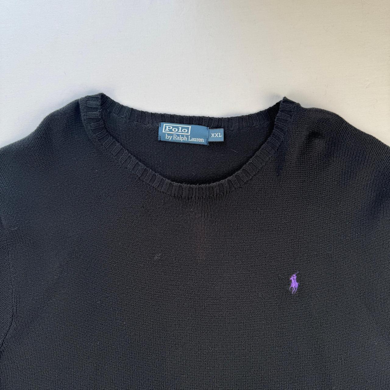 Polo By Ralph Lauren Crewneck Knit Sweater in Black Size XXL