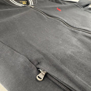 Polo Ralph Lauren Black Cotton Track Jacket M