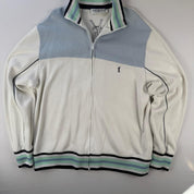 Yves Saint Laurent Track Jacket in White Size L