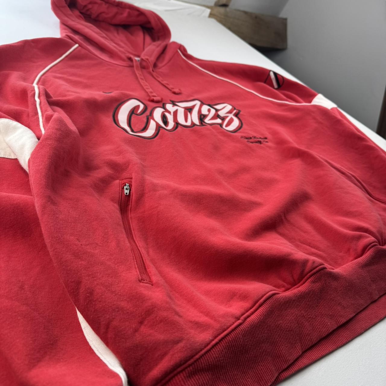 Nike 2000s Cortez Embroidered Spellout Hoodie XL