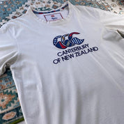 Canterbury pocket t-shirt, navy blue, embroidered logo, regular fit, cotton material.