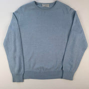 Baby Blue 1990s Merino Wool Burberrys Jumper 8