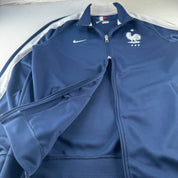 Nike France Embroidered Cotton Track Jacket L