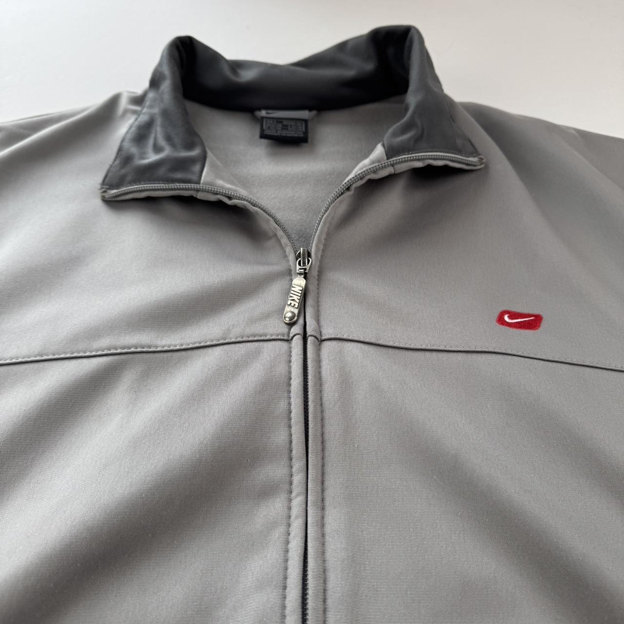 2000s Nike Embroidered Logo Full Zip Track jacket L