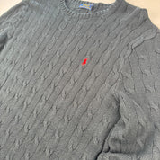Polo Ralph Lauren Crewneck Knit Sweater in Navy Size XXL