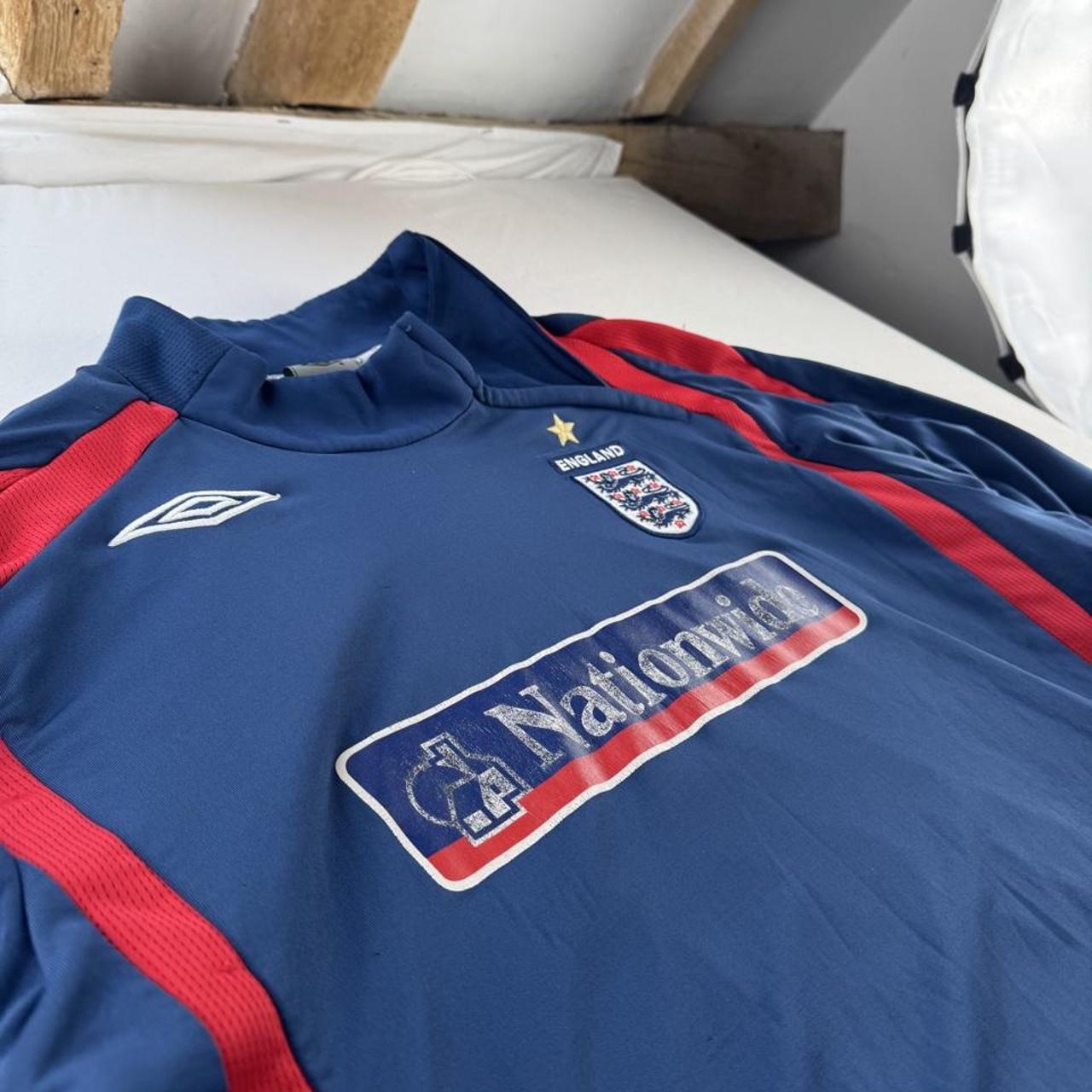 Umbro 2007-09 England Collar Zip Drill Top L