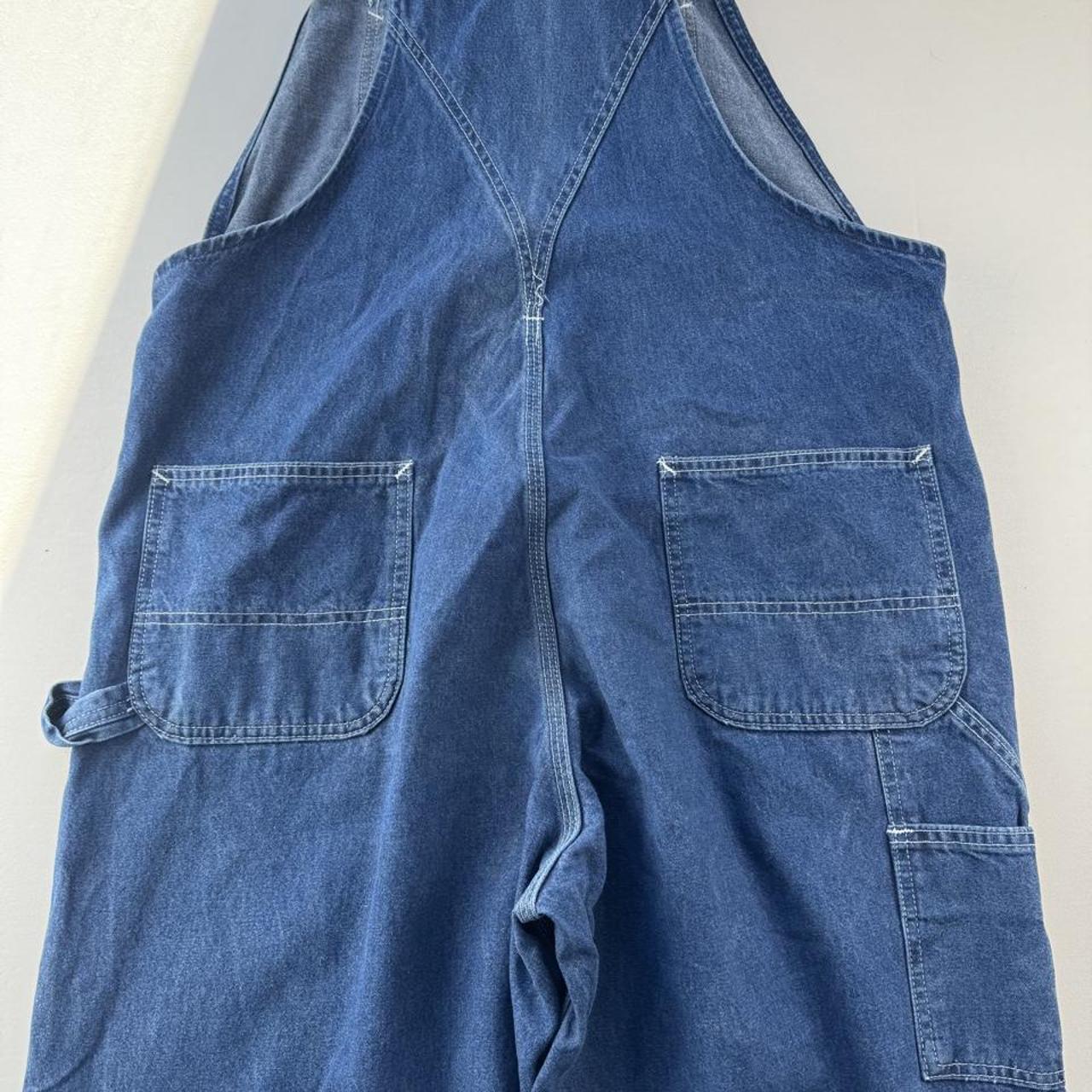 1990s Rare Carhartt Denim Dungarees 40W 32L RO7 DST