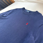 Polo Ralph Lauren Embroidered Logo Knitted Crewneck Jumper XXL