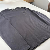 Yves Saint Laurent YSL Embroidered Logo V-Neck Jumper L