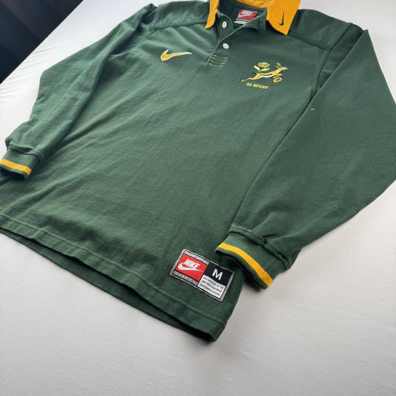 1999-2001 Nike South Africa Springboks Rugby Polo Shirt M