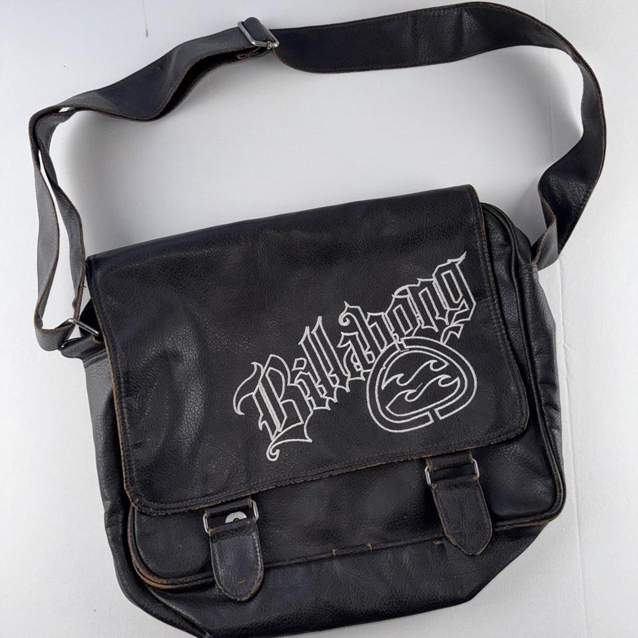 Billabong 2000s Embroidered Brown Satchel