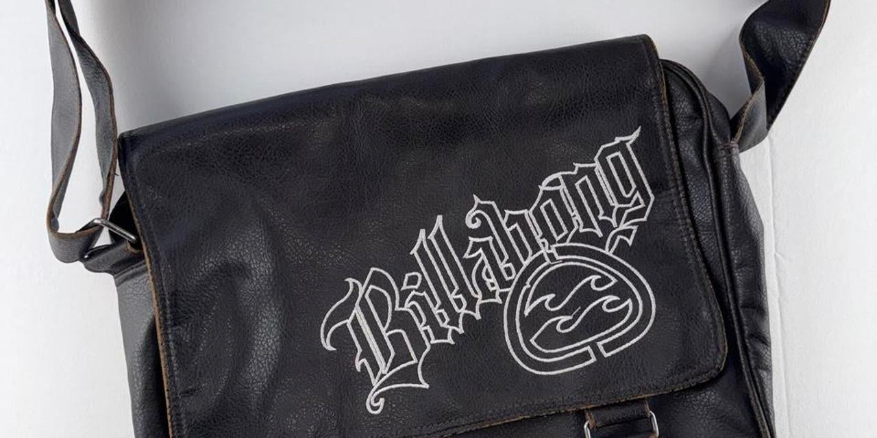 Billabong 2000s Embroidered Brown Satchel
