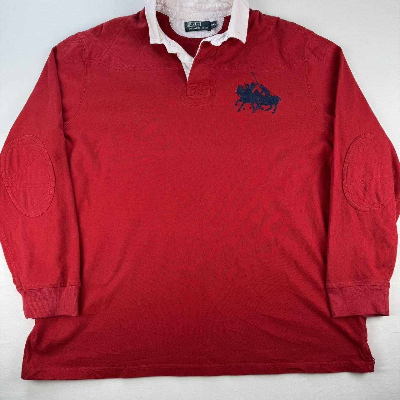 Polo Ralph Lauren Large Embroidered Pony Rugby Shirt XXL