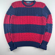 Polo Ralph Lauren Embroidered Pony Striped Knitted Jumper S