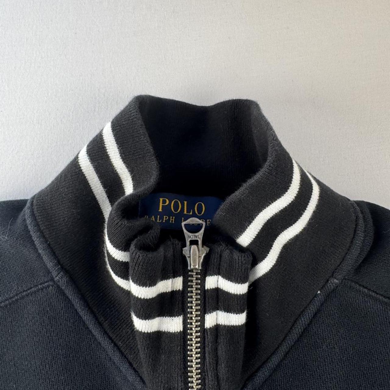 Polo Ralph Lauren Cotton Embroidered Fleece Logo Full Zip L