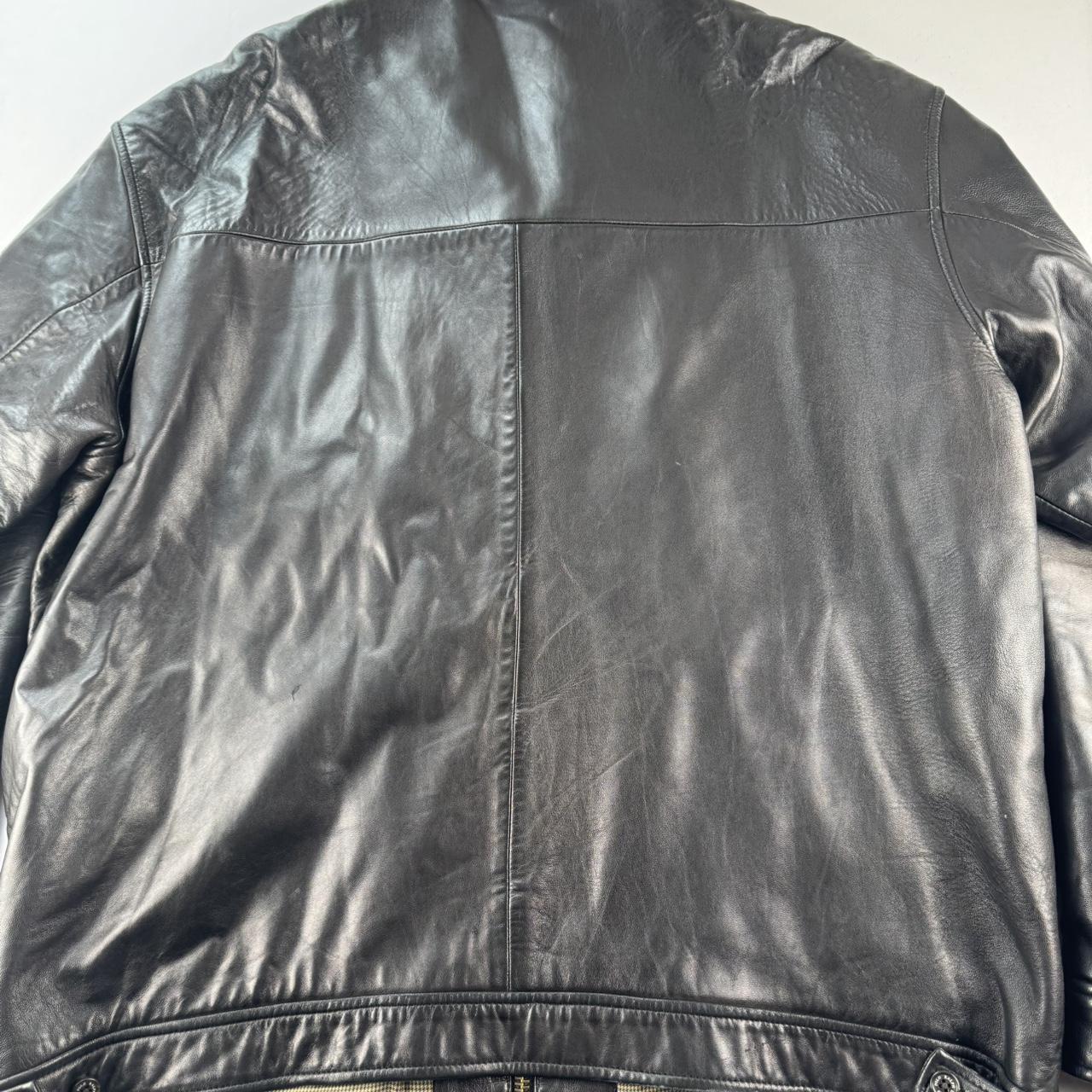 Polo Ralph Lauren Black Leather Jacket XL