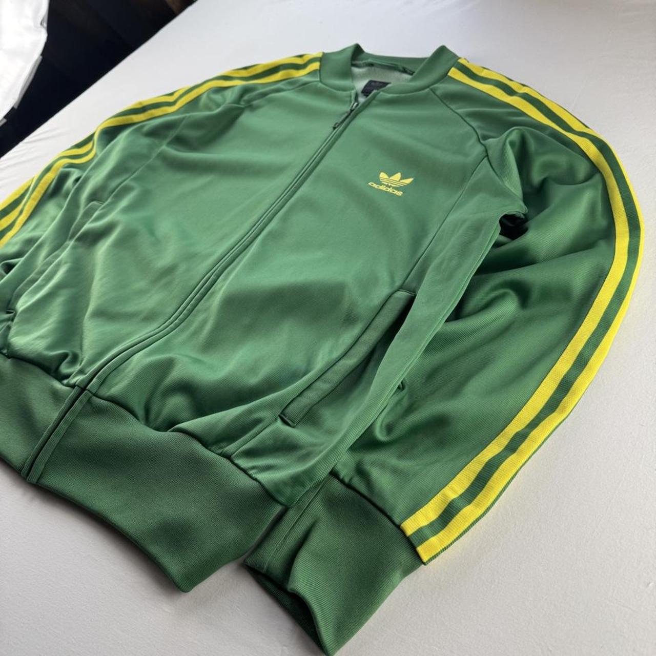 Early 2000s Adidas Brazil Colourway Track Jacket M