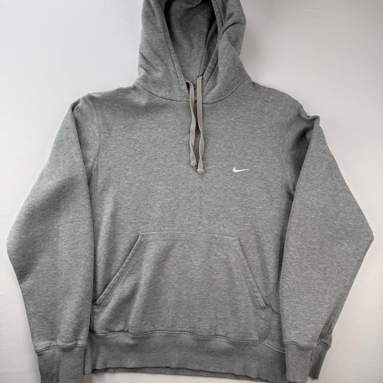 2000s Silvertag Nike Embroidered Swoosh Hoodie S