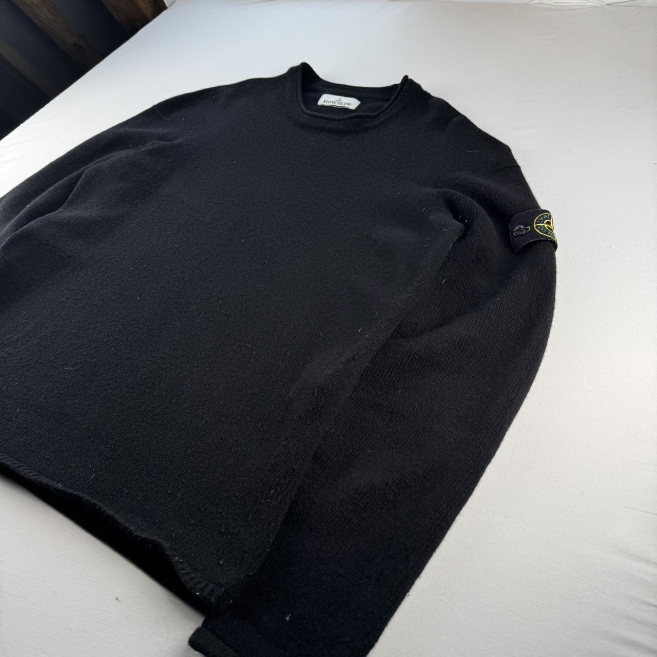 Modern Authentic Stone Island Woolen Knitted Jumper L