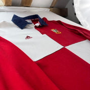 Early 2000s Adidas British and Irish Lions Embroidered Rugby Polo Shirt L