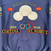 1980s Adidas Olympic Rare Embroidered Sweatshirt XL