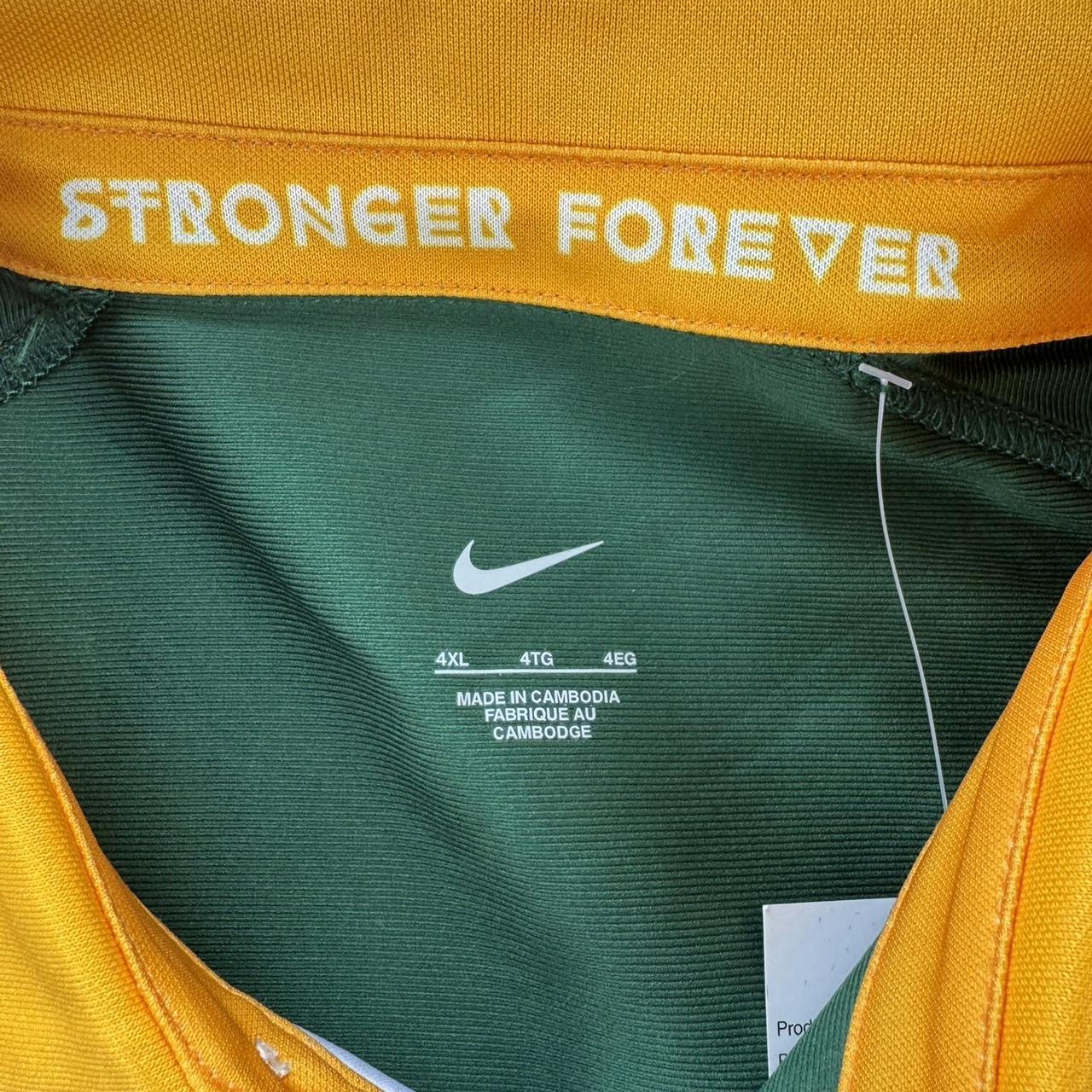 Nike South Africa Springboks Rugby Playing Shirt 4XL BNWT