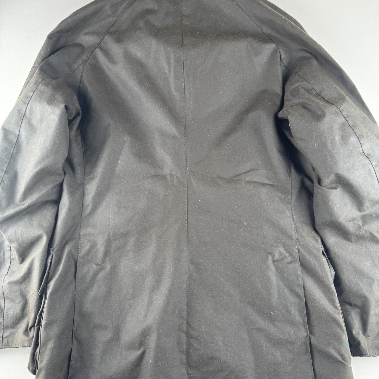 Like New Dark Brown Barbour Ashby Wax Jacket with Corduroy Collar S