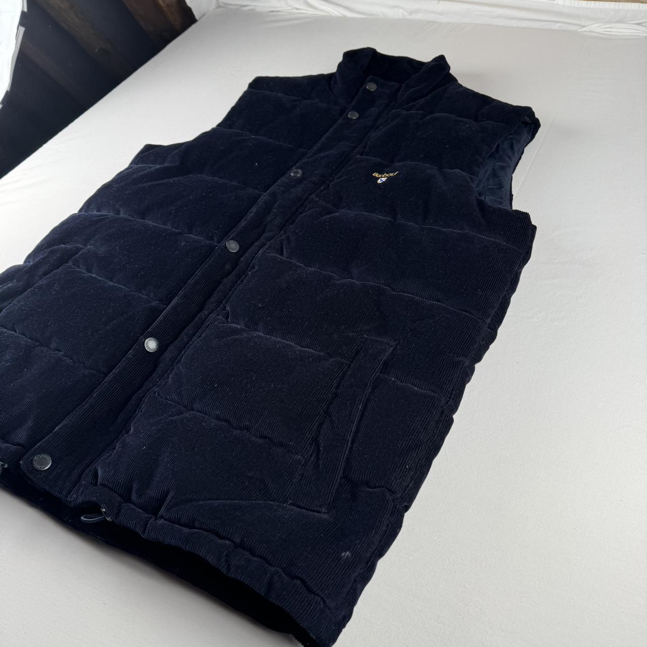 Modern Barbour Embroidered Corduory Baffle Gilet M
