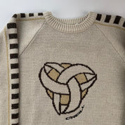 1990s O'Neill Nordic Spellout Knitted Jumper L